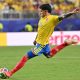 Gustavo Puerta, una de las figuras del mediocampo de Colombia. EFE/EPA/AMY KONTRAS