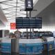 WENZHOU (China), 11/07/2026.- Se observan pantallas vacías debido a la cancelación de vuelos en la terminal de salidas nacionales del aeropuerto de Wenzhou, ante la llegada del tifón Bavi, en Wenzhou (provincia de Zhejiang, China), el 11 de julio de 2026. EFE/EPA/ANDRES MARTINEZ CASARES