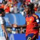 Nico Williams lamenta el gol anulado en el partido de la final del Mundial de la FIFA 2026 entre España y Argentina en el estadio MetLife en Nueva Jersey (Estados Unidos). EFE/EPA/CHRISTOPHER NEUNDORF