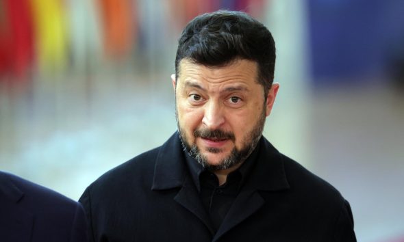 Imagen de archivo del el presidente ucraniano, Volodímir Zelenski. EFE/EPA/OLIVIER MATTHYS