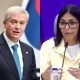 Combo de fotografías que muestra al presidente de Chile, José Antonio Kast (i), y la presidenta encargada de Venezuela, Delcy Rodríguez. EFE/ Javier Torres/Iván Cárdenas