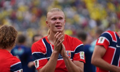 A la carrera por la Bota de Oro del Mundial de 2026 se sumó este domingo en Nueva Jersey Earling Haaland, que con un doblete que clasificó a Noruega a los cuartos de final y mandó a Brasil a casa, completó siete en lo que va del torneo, los mismos de los líderes de la clasificación Kylian Mbappé y Lionel Messi. EFE/ Angel Colmenares