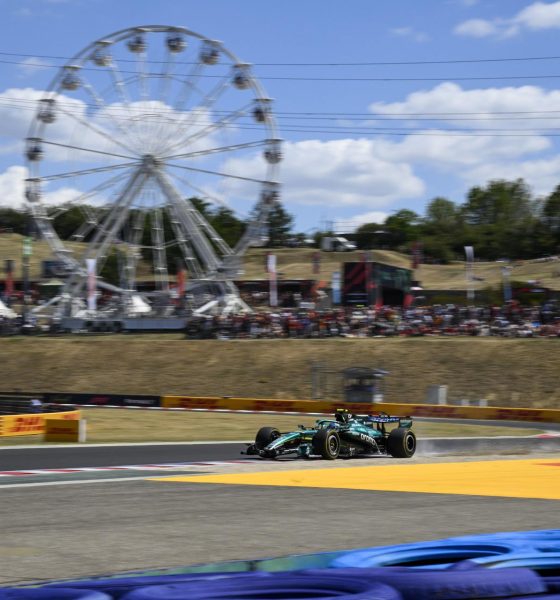 MOGYOROD (Hungría), 25/07/2026.- El español Fernando Alonso (Aston Martin), doble campeón del mundo de Fórmula Uno, que saldrá decimosexto este domingo en el Gran Premio de Hungría, el undécimo del Mundial, en el Hungaroring, el circuito de las afueras de Budapest. EFE/EPA/Boglarka Bodnar