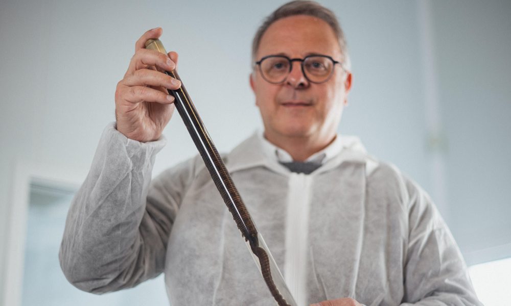 El biólogo marino Franck Zal, Premio Inventor Europeo de 2026 de la Oficina Europea de Patentes (OEP) en la categoría de pymes, por su desarrollo de un transportador universal de oxígeno basado en la hemoglobina extracelular de los gusanos marinos para conservar órganos y tejidos destinados al trasplante. EFE/OEP
