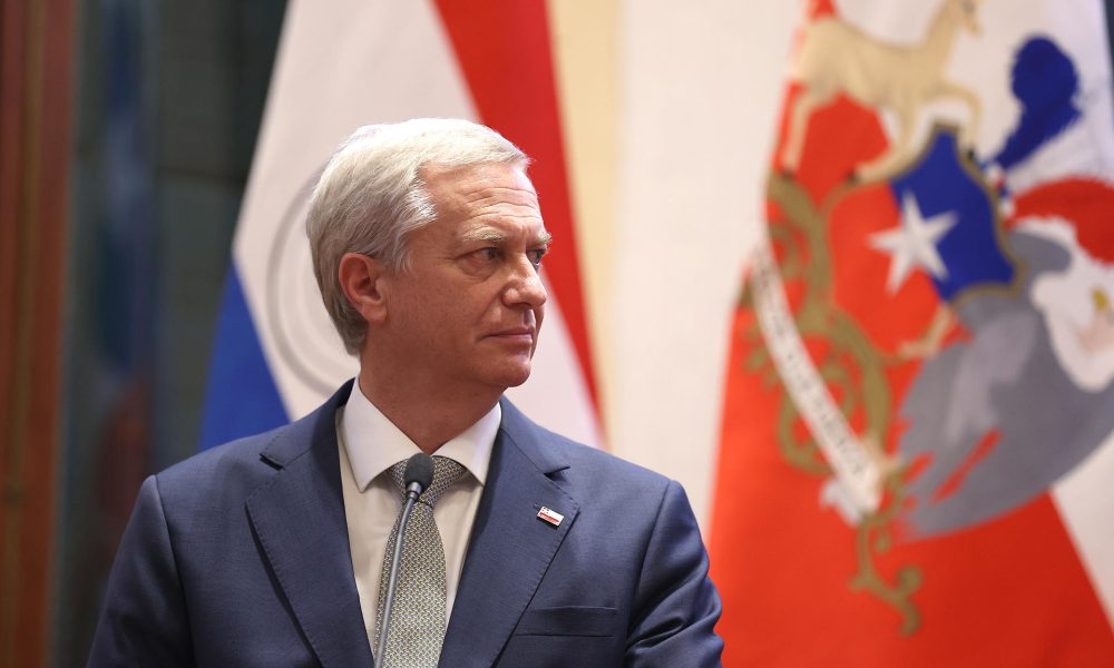 El presidente de Chile, José Antonio Kast, fue captado este 1 de junio, en Asunción (Paraguay). EFE/Juan Pablo Pino