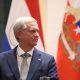 El presidente de Chile, José Antonio Kast, fue captado este 1 de junio, en Asunción (Paraguay). EFE/Juan Pablo Pino