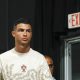 Cristiano Ronaldo, durante la rueda de prensa en Dallas. EFE/Mariscal