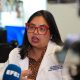 Fotografía del 22 de julio de 2026 que muestra a la científica nicaragüense Lee Seng Lau hablando durante una entrevista con EFE en la Universidad Internacional de Florida (FIU) en Miami (Estados Unidos). EFE/ Alberto Boal