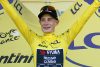El ciclista danés Jonas Vingegaard tras la primera etapa del Tour de Francia, una contrarreloj por equipos de 19,6 kilómetros este sábado en BarcelonaEFE/EPA/GUILLAUME HORCAJUELO
