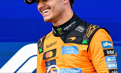 MOGYOROD (Hungría), 25/07/2026.- El inglés Lando Norris (McLaren), último campeón del mundo y ganador en esta pista el año pasado, que sale primero este domingo en el Gran Premio de Hungría, el undécimo del Mundial de Fórmula Uno, en el Hungaroring, el circuito de las afueras de Budapest. EFE/EPA/Zsolt Czegledi HUNGARY OUT