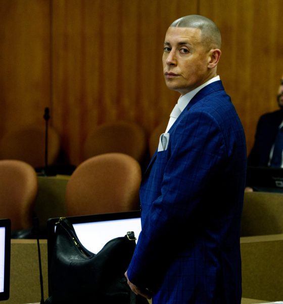 Fotografía de archivo del cantante urbano puertorriqueño José Fernando Cosculluela Suárez durante una audiencia en Humacao (Puerto Rico). EFE/ Thais Llorca