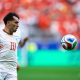Brahim Díaz, centrocampista de la selección marroquí, afirmó este sábado en Houston que "ha sido increíble" la mentalidad mostrada en la goleada por 0-3 sobre Canadá que les ha clasificado a los cuartos de final del Mundial. EFE/Carlos Ramírez