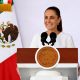 Fotografía cedida por la presidencia de México que muestra a su mandataria, Claudia Sheinbaum, hablando durante una rueda de prensa este viernes, en Cuernavaca (México). EFE/ Presidencia de México /SOLO USO EDITORIAL/NO VENTAS/SOLO DISPONIBLE PARA ILUSTRAR LA NOTICIA QUE ACOMPAÑA (CRÉDITO OBLIGATORIO)