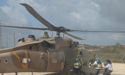 Imágenes cedidas por el servicio de emergencia de Israel (MDA) que muestra el traslado en helicóptero de un israelí herido en un ataque de este viernes en Cisjordania ocupada, en el que cuatro palestinos y un israelí murieron durante un tiroteo en la aldea de Tell, al suroeste de Nablus y cerca del asentamiento colono de Havat Gilad. EFE/ MDA - SOLO USO EDITORIAL/SOLO DISPONIBLE PARA ILUSTRAR LA NOTICIA QUE ACOMPAÑA (CRÉDITO OBLIGATORIO) -