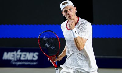 El canadiense Denis Shapovalov, 68 del mundo y actual campeón del Abierto 250 ATP de Los Cabos, remontó ante el australiano Rinky Hijikata, 93 mundial, y se impuso por 2-6, 6-3 y 6-2. EFE/Jorge Reyes