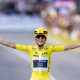 Fotografía de archivo del 3 de agosto de 2025, en la que puede verse a la ciclista Pauline Ferrand-Prevot (Visma-Lease a Bike) en la pasada edición del Tour de Francia. EFE/ JEAN-CHRISTOPHE BOTT