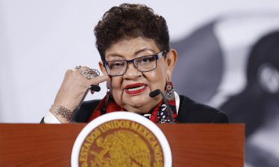 La fiscal general de la República, Ernestina Godoy, habla en una rueda de prensa en Palacio Nacional de la Ciudad de México (México). Imagen de archivo. EFE/Sáshenka Gutiérrez