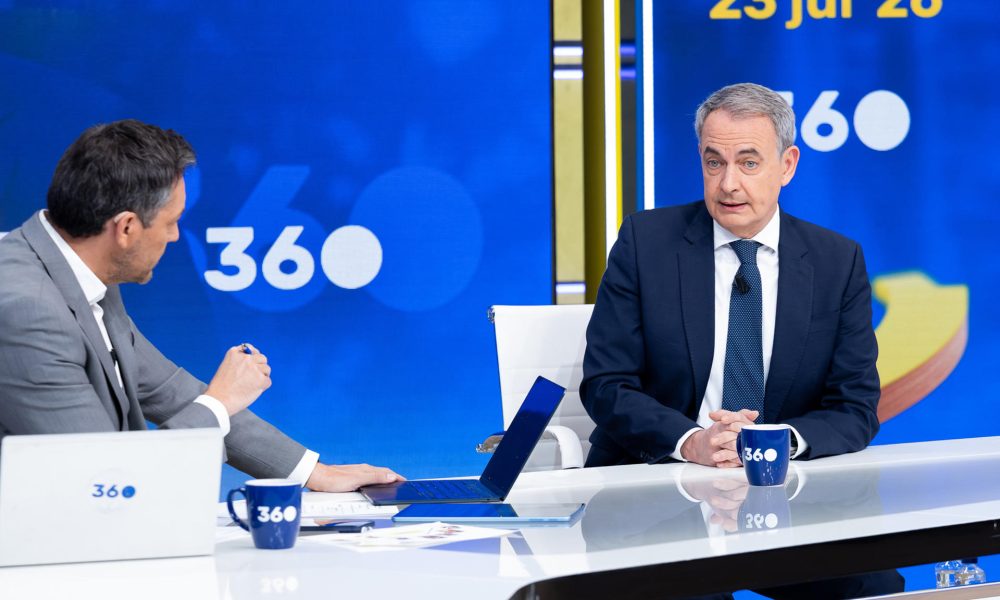 El expresidente del Gobierno José Luis Rodríguez Zapatero. EFE/TVE/SOLO USO EDITORIAL/SOLO DISPONIBLE PARA ILUSTRAR LA NOTICIA QUE ACOMPAÑA (CRÉDITO OBLIGATORIO)