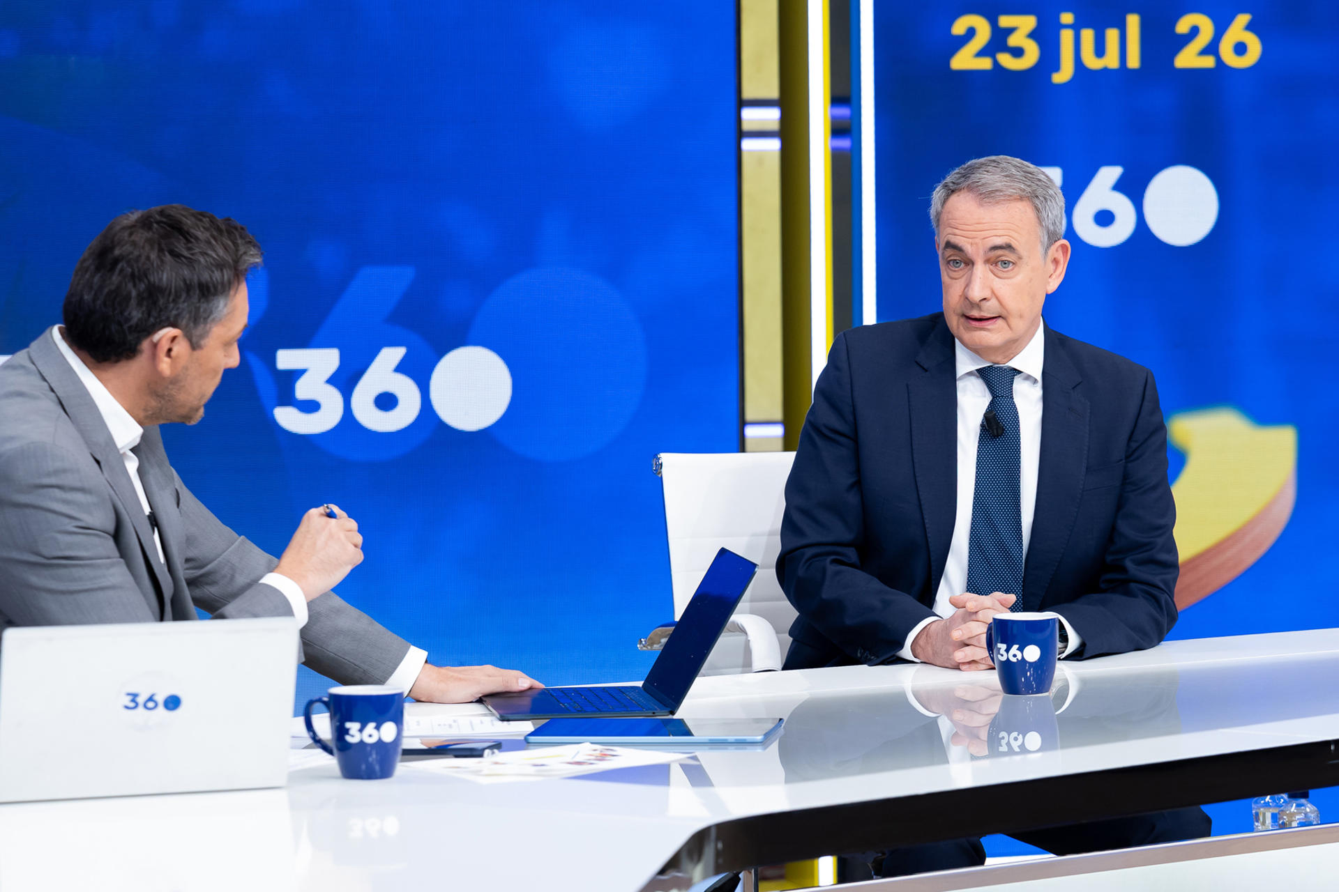 El expresidente del Gobierno José Luis Rodríguez Zapatero. EFE/TVE/SOLO USO EDITORIAL/SOLO DISPONIBLE PARA ILUSTRAR LA NOTICIA QUE ACOMPAÑA (CRÉDITO OBLIGATORIO)