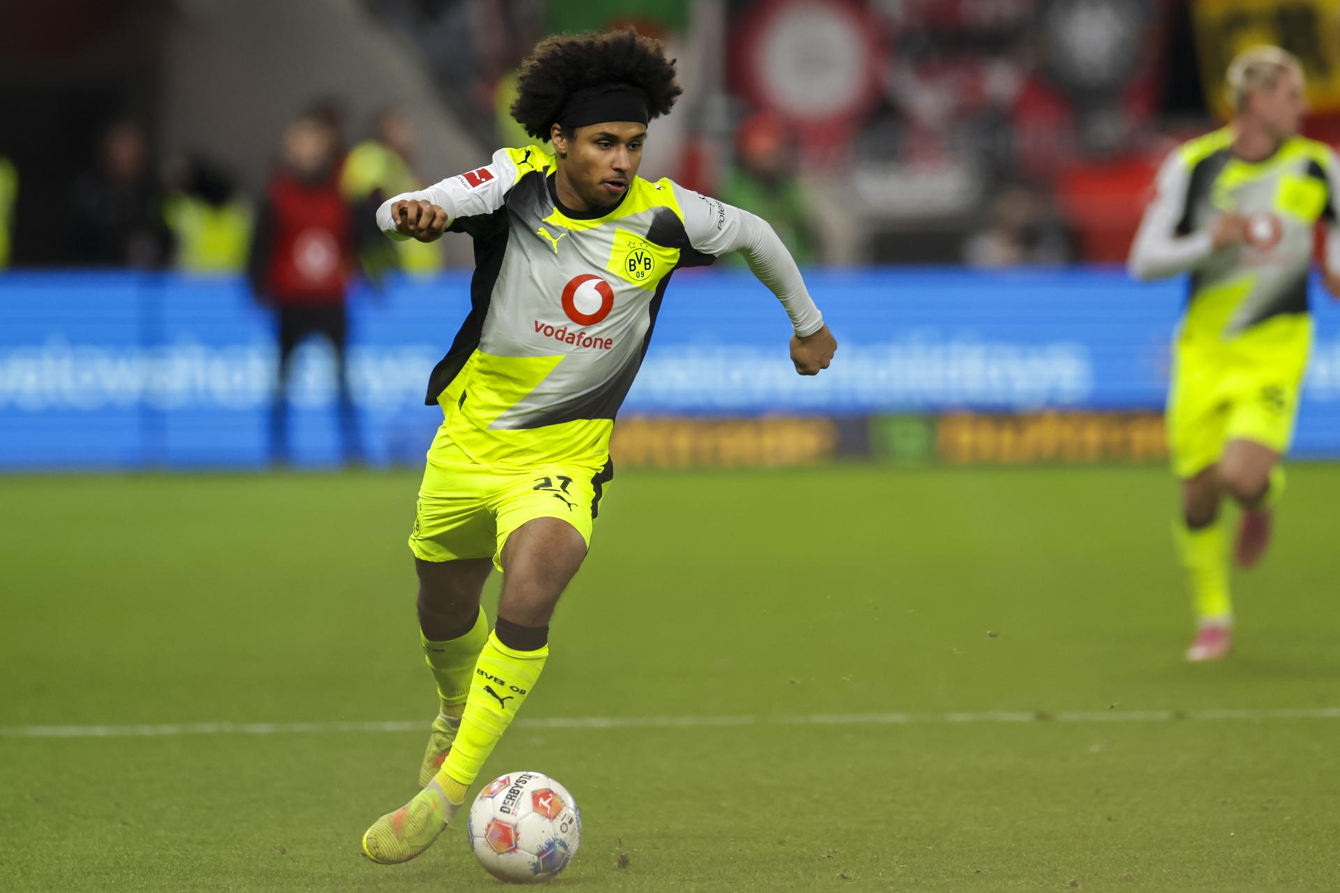 Karim Adeyemi, durante un partido con el Borussia Dortmund EFE/EPA/CHRISTOPHER NEUNDORF