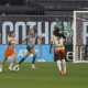 La delantera internacional española Esther González (I) del Gotham FC durante un partido contra el Washington Spirit en el Citi Field el Queens borough de New York, New York, EE.UU.15 July 2026. (Nueva York) EFE/EPA/SARAH YENESEL