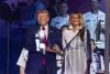 El presidente de Estados Unidos, Donald Trump (izquierda), y la primera dama, Melania Trump (derecha), asistieron a la celebración del 250 aniversario del Día de Estados Unidos en el National Mall de Washington, D.C., EE. UU., el 4 de julio de 2026. EFE/JIM LO SCALZO / POOL
