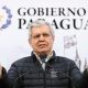 El ministro de Interior de Paraguay, Enrique Riera, fue captado este 23 de julio, durante una rueda de prensa, en Asunción (Paraguay). EFE/Juan Pablo Pino