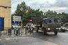 Un camión del Ejército español en el paso fronterizo de Beni-Enzar, el único operativo entre España y Marruecos en Melilla. EFE/Paqui Sanchez
