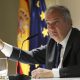 El ministro de Industria y Turismo, Jordi Hereu, durante la presentación de las previsiones de datos turísticos correspondientes a la temporada de verano 2026 este lunes en Madrid. EFE/ Kiko Huesca