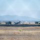 Personal de emergencia acude al lugar donde se estrelló un avión de combate F-35B Lightning II del Cuerpo de Marines de EE. UU. cerca de la Base Aérea del Cuerpo de Marines de Miramar en San Diego, California, EE. UU., el 31 de julio de 2026. EFE/JONATHAN CHANG