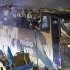 Aficionados reciben a los jugadores de la selección de Argentina tras su participación en el Mundial de la FIFA 2026, en Ezeiza, Buenos Aires (Argentina). EFE/ Juan Ignacio Roncoroni