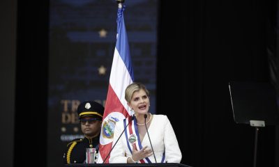 Foto de archivo de la presidenta electa de Costa Rica, Laura Fernández. EFE/ Jeffrey Arguedas