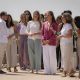 La princesa Leonor y la infanta Sofía durante su visita al yacimiento arqueológico de Empúries antes de participar en el tradicional encuentro de la familia real con los premiados por la Fundación Princesa de Girona. EFE/David Borrat.