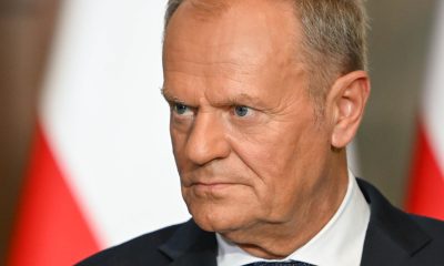 FOTO ARCHIVO. El primer ministro polaco,Donald Tusk, durante una rueda de prensa en Gdansk (Polonia). EFE/EPA/ADAM WARZAWA