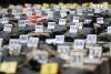 Detalle de las 6,68 toneladas de cocaína incautadas, por parte de autoridades salvadoreñas, en San Luis La Herradura (El Salvador). EFE/Rodrigo Sura
