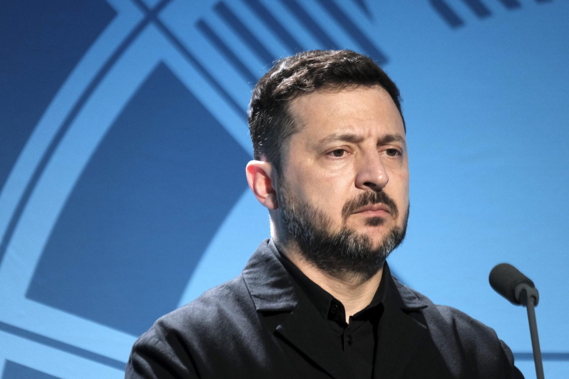 El presidente de Ucrania, Volodímir Zelenski, en una imagen de archivo. EFE/EPA/VALDA KALNINA