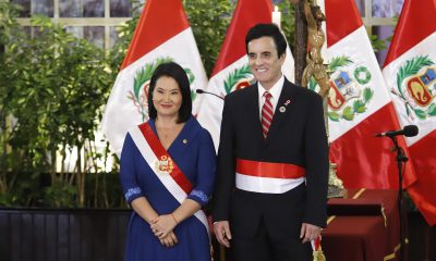 Fotografía del ministro de Relaciones Exteriores, Carlos Espá en Lima (Perú). EFE/ Renato Pajuelo