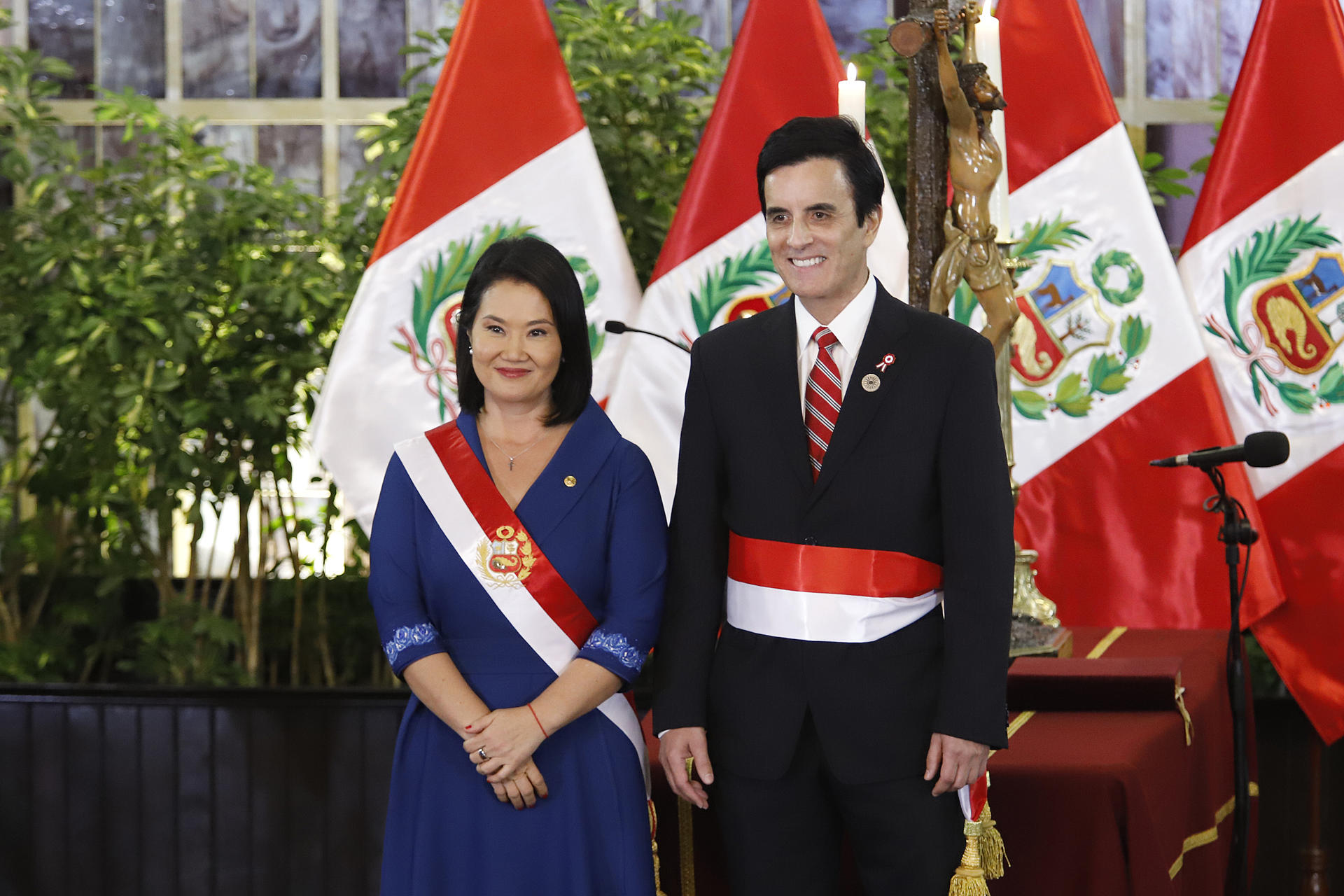 Fotografía del ministro de Relaciones Exteriores, Carlos Espá en Lima (Perú). EFE/ Renato Pajuelo