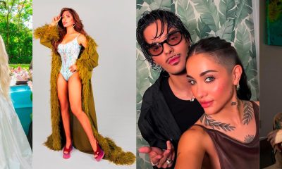 Combo de fotografías cedidas por las productoras donde aparecen los artistas (de i a d) el colombiano Silvestre Dangond y la venezolana Elena Rose, la mexicana Gloria Trevi, el español Abraham Mateo y la argentina María Becerra, y el colombiano Kapo, quienes estrenaron discos esta semana. EFE/Productoras /SOLO USO EDITORIAL /NO VENTAS /SOLO DISPONIBLE PARA ILUSTRAR LA NOTICIA QUE ACOMPAÑA /CRÉDITO OBLIGATORIO