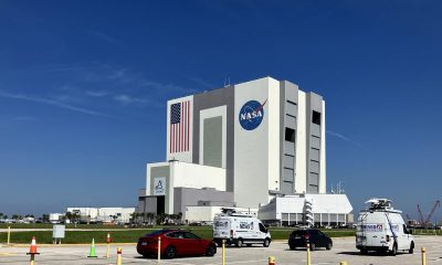 Fotografía de archivo del edificio de Ensamblaje de vehículos espaciales de la NASA en el Centro Espacial John F. Kennedy, de Cabo Cañaveral, en Florida (EE.UU.). EFE/ Ana Mengotti