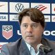 El entrenador de la selección de fútbol de Estados Unidos, el argentino Mauricio Pochettino, habla durante una rueda de prensa en Nueva York (EE.UU.). Imagen de archivo. EFE/Jan Téllez