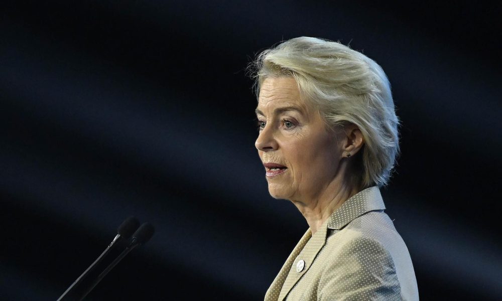 Imagen de Archivo de la presidenta de la Comisión Europea, Ursula von der Leyen.
EFE/EPA/ADAM WARZAWA POLAND OUT