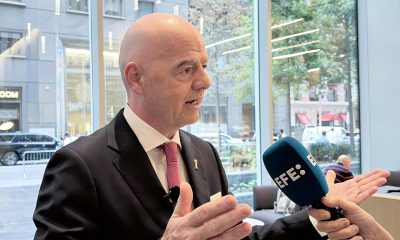 Imagen de archivo del presidente de la FIFA, Gianni Infantino. El presidente de la Asociación de Fútbol de Jordania (AFJ), el príncipe Ali bin Al Hussein, le acusó este martes de "chantaje" y afirmó que no apoyará su reelección al frente de la FIFA, en un momento en el que el jefe del máximo ente del fútbol mundial está en el punto de mira. EFE/ Jan Téllez Asensio/Archivo