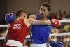 Christopher Santos (i) de México compite contra Wesley Santana de Islas Vírgenes en la categoría de 55kg de boxeo este sábado, durante los XXV Juegos Centroamericanos y del Caribe Santo Domingo 2026, en Santo Domingo (República Dominicana). EFE/ Rodrigo Sura
