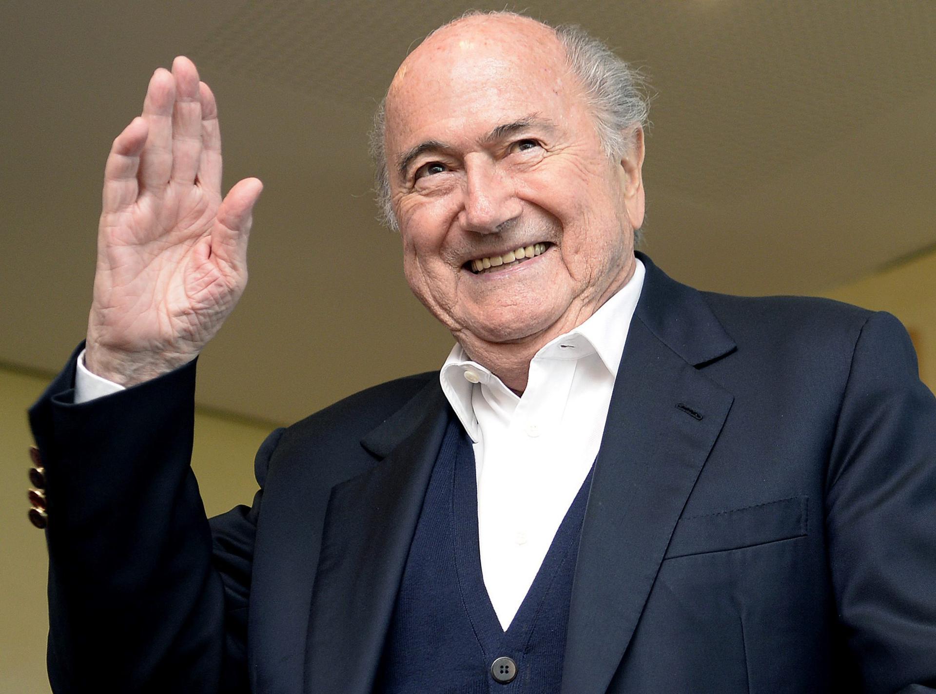 Fotografía de archivo del 21 de abril de 2016, en la que puede verse al expresidente de la FIFA Joseph Blatter. EFE/Walter Bieri