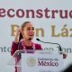 Fotografía cedida por la Presidencia de México de su mandataria, Claudia Sheinbaum, durante una gira de trabajo este sábado, en el municipio de Santo Domingo Tonalá, en Oaxaca (México). EFE/Presidencia de México/SOLO USO EDITORIAL/NO VENTAS/SOLO DISPONIBLE PARA ILUSTRAR LA NOTICIA QUE ACOMPAÑA(CRÉDITO OBLIGATORIO)
