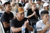 Integrantes del grupo armado ilegal Comandos de la Frontera se reúnen este 3 de agosto de 2026, en una Zona de Ubicación Temporal (ZUT). EFE/ Mauricio Dueñas Castañeda
