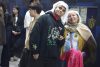 Aficionados de la cantante española Rosalía posan previo al concierto de la artista en las afueras del Movistar Arena de Buenos Aires (Argentina). EFE/ Juan Ignacio Roncoroni