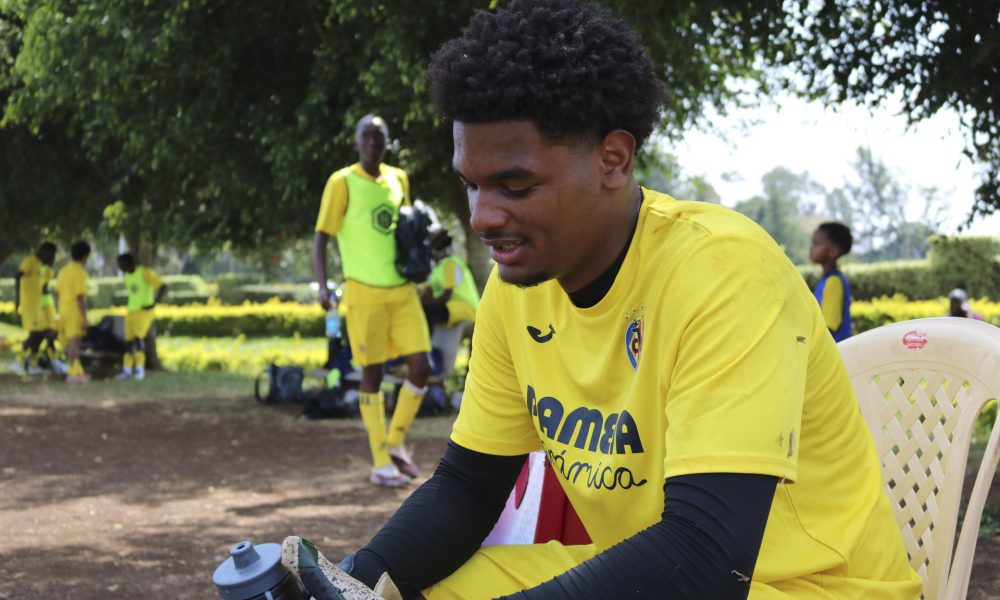 El Villarreal celebra esta semana su primer campus en Kenia, una iniciativa de su academia internacional junto a New Hera Interconnection, abierta a niños y niñas de categorías sub-8 a sub-19, en un campo de Don Bosco Utume, en Nairobi. EFE/Diego Nicolás Alonso