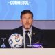 El presidente de la Conmebol, Alejandro Domínguez, en una imagen de archivo. EFE/ José Jácome